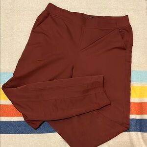 Comfy Burgundy Pants with Pockets